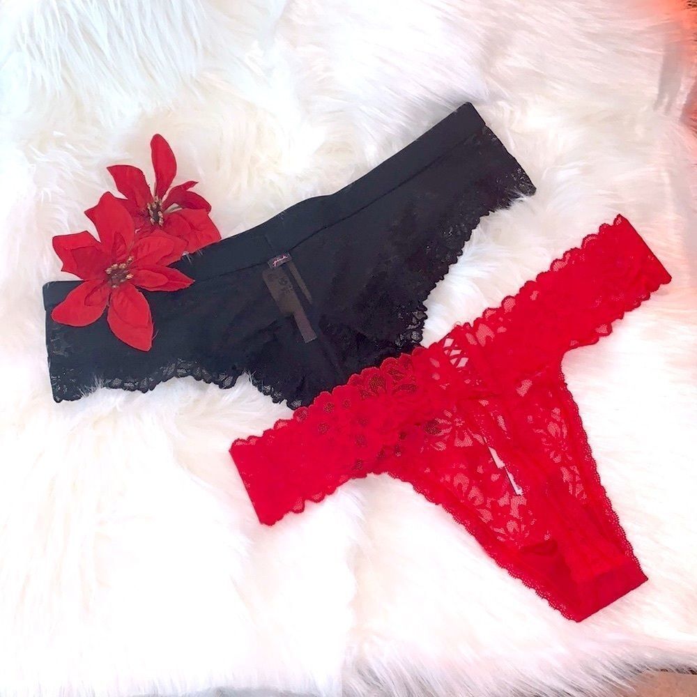 2 Pink /Victoria’s Secret Lace Panties.
